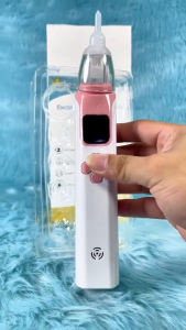 baby electric nasal aspirator  Rechargeable Automatic Nose Cleaner Soft Silicone Low Noise Not Hurt Nose