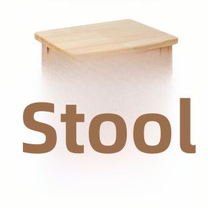 Multifunctional Wooden Stool for Home Restaurant School Children