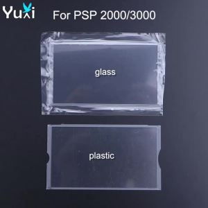 YuXi Plastic/Glass Len For PSP 2000 3000 Console LCD Screen Lens Panel For PSP2000 PSP3000 Protective Mirror Cover