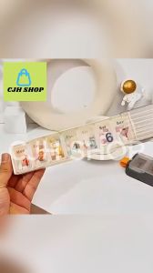 CJH SHOP Pill Box Medicine Box Portable Storage Box Sealed Tablets 7 Days A Week