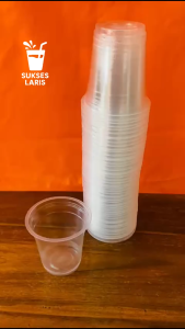 CUP PLASTIK 12 OZ POLOS | CUP | GELAS CUP