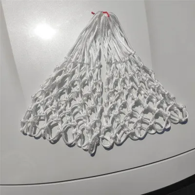 Heavy Duty Outdoor Basketball Net Pure White Thickened Competition Grade Basketball Hoop Net Direct Sale Sports Fitness
