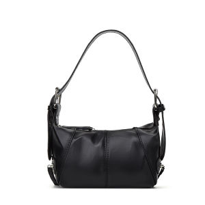 กระเป๋าสุภาพสตรี วัสดุ PU พร้อมกระเป๋าซิป กระเป๋าสตางค์พร้อมการตกแต่งซิป กระเป๋าสะพายไหล่เดี่ยว เหมาะสําหรับบ้านเดินทางออก