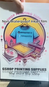 Inkjet Film Acetate Positive Transparency A3+ * 30M Roll Clear Non-Waterproof Screen Printing