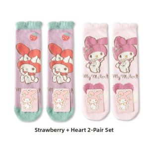 LIUZHISHU | Warm Thick Long Fleece Socks for Kids