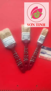 (12 cây/Lố) giá sỉ Cọ sơn Ngôi Sao cán nhựa Thanh Bình lông heo