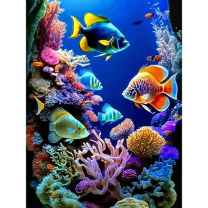 Fish Coral Ocean Animal Jigsaw Puzzle 500 1000 1200 2000pcs For Adults Living Room Decor Creative Gift Family Challenge