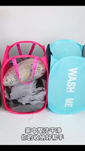 Foldable Laundry Basket Storage Box Waterproof Large Bag Dirty Clothes Big Laundry Basket Dobi beg Bakul Baju
