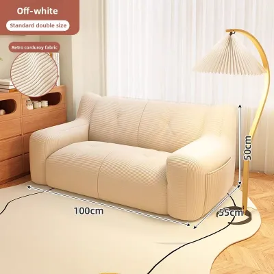 Lazy Compact Sofa For Small Apartments Single Double Bed Room Lie Sleep Sofa