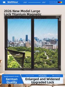 Watthour | Upgraded Large Buckle Adhesive Window Screen Insect Prevention Invisible