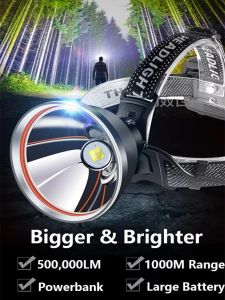 🔝 Original 【24 hours delivery】flashlight rechargeable waterproof originalLight up 20000 meters Can be used for patrol night fishing expedition(head light torch Headlight Camping Outdoor Sensor fmergency flash USB Headlight head torch LED Headlamp)