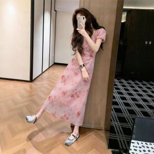 CHANGTONG | Vintage Unique Slenderizing Waist-Cinching Dress