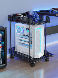 MUGG | Adjustable Rolling Double Layer Desktop PC Rack
