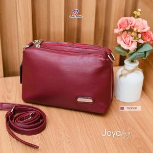 Joya bag Tas selempang Sling bag wanita dengan 2 resleting utama By Biru Tsabita