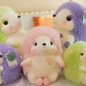 Realistic hedgehog plush toy childrens sleep pillow cloth doll birthday gift