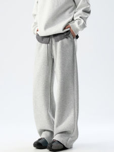 WUKONGYOUHUO | Retro Pure Color Drape Sweatpants