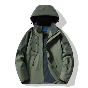 เสื้อแจ็คเก็ตกันลมกันน้ำแบบแยกเป็นชิ้นสองชิ้นสำหรับผู้ชาย Tucano Woodpecker ฤดูใบไม้ร่วง/ฤดูหนาว ขนแกะหนา ป้องกันลม สำหรับผู้ชาย