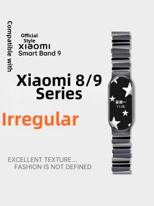 XUANREN | Summer Metal Wavy Design Strap For Xiaomi Band