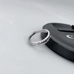 KELANXI | Pure Silver Fashion Uncommon Single Ring Adjustable