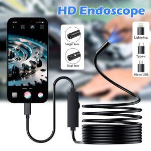 Endoscope Inspection Camera Micro USB/Type-C/IOS Mini Inspection Camera for IOS iphone Android Waterproof Pipeline Borescope