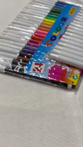 24-Color Marker Pen Set – Vibrant & Washable for Kids and Art Projects