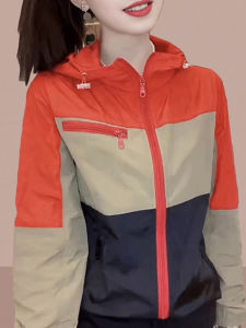Shalldoer | Color Block Spring Hooded Jacket