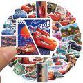 50PCS Disney Cartoon Cars Lightning McQueen Stickers Movie Anime Decal Guitar Laptop Cute Kawaii Sticker Pack Kids Girl Toy. 