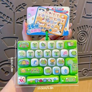 Bandai | 키캡 26 Key Cap Giant Keycap Keychain Gifts Keycap Clicker Keyboard Bag Charms Key Caps Keyboard Fidgets Clicker Gifts 대왕키캡