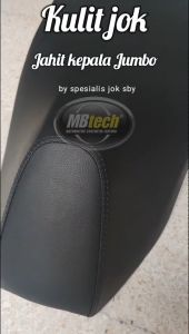 Kulit Jok Motor MBtech Jahit Kepala Jumbo: PCX, NMAX, Lexi, Aerox, Freego, Adv