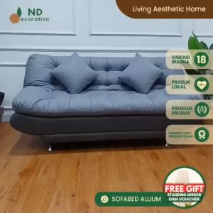 Premium Sofabed Allium Lipat Aesthetic Minimalis Modern Multifungsi