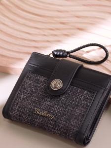 High Quality Women Short Wallets Simple Card Holder Zipper Female Coin Purses Photo Holder New Fashion Wallets For Girls