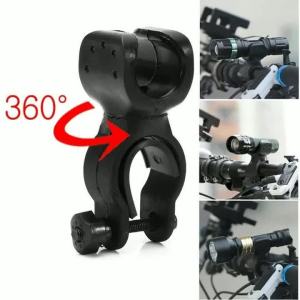 Easy 360 Rotation Bicycle Mount Road Bike Headlight Flash Light Torch Holder Mounting Bracket Headlamp Cycling Accessories