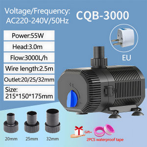 Ultra Quiet Submersible Pump AC220-240V/50Hz Bottom Filter Fish Tank Aquarium Filtration Circulation Water Pump EU AU Plug