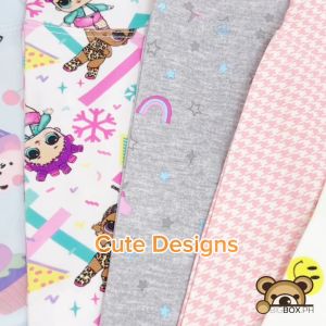 BigboxPH Kids Everyday Leggings Cute Prints for Girls 0–15Y | Comfy Pambahay & Panglakad Pants