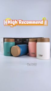 TYESO Thermos Food Jar 220ml/280ml Food-grade 304 stainless Steel Stewed Pot Heat Preservation Baby Kid Porridge Soup Portable Travel Insulated Lunch Box 焖烧杯