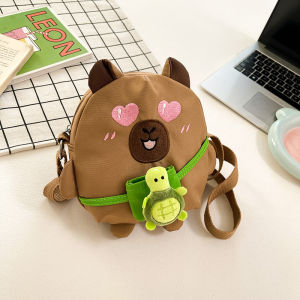Cartoon Capybara Crossbody Bag