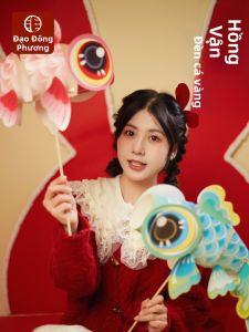 ZAODONGFANG | Bộ Vật Liệu DIY Lồng Đèn Lễ Hội Thuyền Rồng