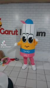 Kostum Maskot Badut Botol Lucu: Setelan Dewasa Karnaval