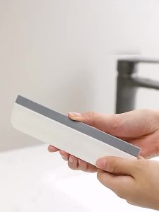 Portable Soft Silicone Squeegee Water Wiper Scraper for Window Mirror Car Kitchen Bathroom Glass Cleaning