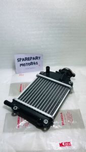 RADIATOR RUMAH AIR PENDINGIN COOLANT ASSY VARIO 110 KARBU CARBU OLD LAMA VARIO TECHNO 110 CX KODE PART KVB BARU ORIGINAL HONDA 100%