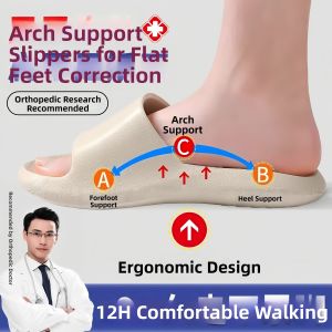 Arch Support Flatfoot Correction Slippers Women