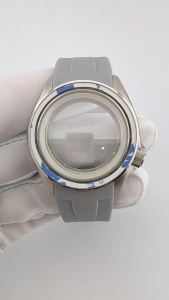 Vỏ Đồng Hồ 40mm NH35 SKX007 SKX009 Núm Vặn Vít Được Khảm Bằng Kính Sapphire Lồi Bằng Thép Không Gỉ Cho Bộ Máy NH35/NH36