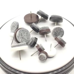 Pzcf 30 Miếng Bảo Vệ Sàn Bàn Ghế Miếng Lót Bảo Vệ Móng Chân Chống Trượt Đinh Nỉ Móng Tay Nhựa Bảo Vệ Nội Thất Ghế Sofa