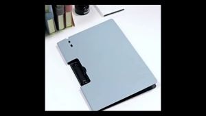 [Happy Kids] A4 Clipboard Writing Board Folder With Clip Document Storage Organizer Stationery 文件夹 Papan Klip - ST36