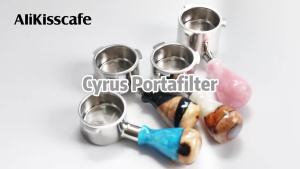 AliKisscafe 54mm Coffee Bottomless Portafilter Naked for Breville Sage 870 878 879 Espresso Machine Accessories Barista Tools