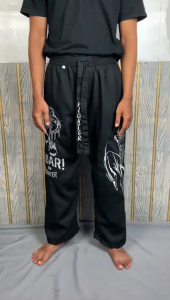 Celana Pakaian Silat Bordir Komprang Pangsi C-11 Motif Gambar Macan Harimau Tebal Ukuran Dewasa