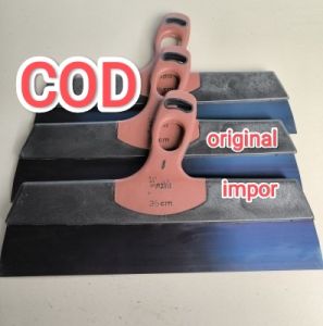 TERLARIS Kape baja hitam karbon Sekrap  Serbaguna Kape Scraper Scraper Cat Drywall Scrapper