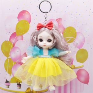 2025 new 17 cm doll pendant girl bag Keychain Princess toy accessories childrens birthday gifts Christmas gifts