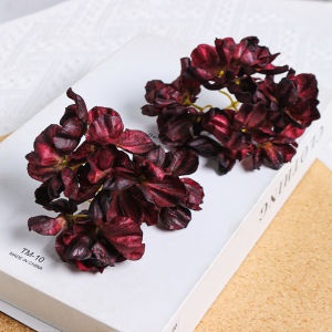Focusing Edge Hydrangea Flower Artificial Flower Artificial Flower Silk Flower Ancient Style Han Chinese Clothing Headdress Material DIY Handmade Accessories