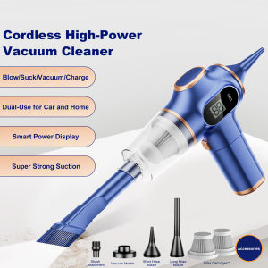 4500Pa Portable Car Vacuum Type-C Charging High Power Cordless Cleaners Household Cleaning Machine for Pet Hair Keyboard